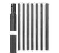 Balustres d'Escalier-VEVOR-Lot de 31-Barreaux de Sécurité Garde-corps en Acier au Carbone 1117 mm-avec Trous Pré-percés-Noir