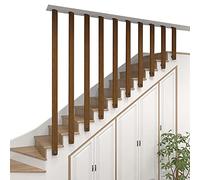 Balustres en bois antidérapants pour escaliers intérieur/extérieur, rails de sécurité réglables, 30150 cm, parfaits pour les couloirs et les greniers, durables et élégants