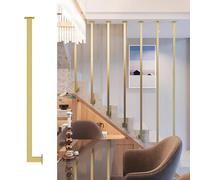 Balustres en fer personnalisables pour escaliers - Garde-corps de sécurité durables pour escaliers de niveau et inclinés, empêchent les chutes avec des poteaux anti-chute