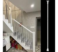 Balustres intérieurs pour escalier, 1, 2, 5 ou 10 pièces, en Fer forgé Blanc - Style Moderne pour Maison, terrasse ou Balcon, kit de décoration pour Poteau de Base de Rampe
