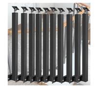 Balustres Poteau de Fuseau 1 5 10 Paquets de tiges de Rampe en métal, Main Courante pour escaliers de Balcon et de terrasse/pour escaliers avec Support supérieur Ajustable à 270°, Poteaux latéraux en