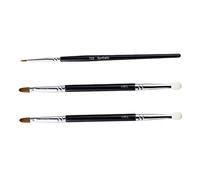 Baluue 1 Jeu Brosse Correctrice Pinceau Anti- Tear Ditch Pinceaux Eye-liner Pinceaux De Fond De Teint Pinceau De Maquillage Pour Les Lèvres Visage Rougir Black Fibre Synthétique