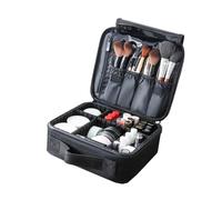 Baluue 1 Pièce Boîte de Rangement Cosmétique Oxford de Portable Organiseur de Beauté Pratique pour Bureau Noir