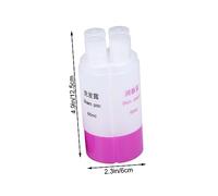 Baluue 1 Pièce Ensemble contenant de shampoing contenants de maquillage conteneurs de voyage cosmétiques - Bouteille voyage -en- - Flacon de voyage bouteille de lotion Violet,mauve