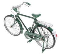 Baluue 10 en Alliage Vert Décoration Intérieure Rétro Ornement Artistique pour Salon Bureau et Collectionneur Modèle Simulé Réaliste Présent Cycliste