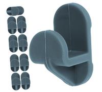 Baluue 10 pièces Clips Support Étagère Réfrigérateur Plastique Résistant Sans Perçage Crochets Compact pour Congélateur et Cooler Installation Facile