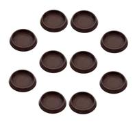Baluue 10 pièces Lot de Patins Antidérapants pour Meubles Plastique Protection Sol sans Bruit pour Chaises et Canapés Fixation Simple sans Vis