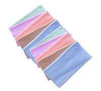 Baluue 10 pièces Lot de Serviettes Microfibre Visage Légères et Durables Lingettes Démaquillantes en Tissu Éponge Format Compact pour Femmes et Soins Peau Couleur Couleur Aléatoire