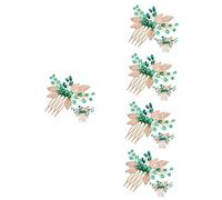 Baluue 10 Pièces peigne à strass en alliage pinces à cheveux de mariée bijoux de mariée peigne à cheveux hair charms hair toppers peigne à cheveux pour dame bijoux de peigne à cheveux