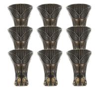 Baluue 10 pièces Protège-Angles Alliage de Zinc pour Boîtes à Bijoux Vintage Métalliques Décoratifs pour Coffrets de Rangement Bois Accessoires de Protection pour Meuble Vintage