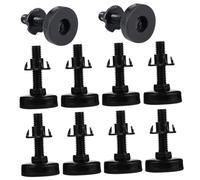 Baluue 10 pièces Réglables pour Meubles Support Stable et Nivellement Précis de Canapé Métalliques Ajustables pour Bureau et Maison