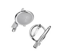Baluue 100 Pièces Broche Base Avec Clip Pince à Ressort Fabrication Diy Épingles Broches Accessoire Bijoux Manual Craft Cabochon Support