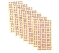 Baluue 1000pièces Autocollants Avertissement Non Autorisé Autocollants Pour Jouets Nourriture Et Bouteille Eau