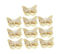 Baluue 10pièces Barrettes Alliage Doré Forme De Accessoire De Cheveux Délicat Et Stéréoscopique Épingles à Cheveux Pour Filles à Droite