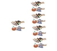 Baluue 10pièces Barrettes De Cheveux Citrouille Et Pour Halloween Avec Accessoires De Coiffure Festifs