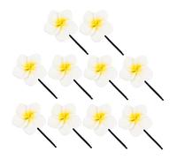Baluue 10pièces Pince à Cheveux Avec Fleurs Hawaïennes Pour Femmes Accessoires De Coiffure Élégants Pour Filles