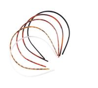 Baluue 12 Pièces Bandeau Plastique Accessoires de Colorés pour Filles et Femmes Assortiment