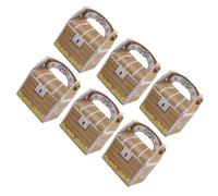 Baluue 12 pièces Boîte Cadeau Pirate Papier Coffret Trésor Vintage Bois Boîte Bonbons et Jouets pour Garçon Fille Décoration Fête Pirate Anniversaire