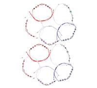 Baluue 12 Pièces Bracelet Femme Evil Eye Tressé Fête Mères Confortable pour Femmes et Adolescentes