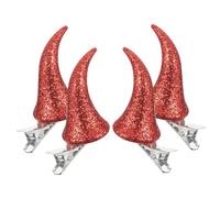 Baluue 12 Pièces épingle à cheveux en corne du diable costume de cornes maquillage des pinces à cheveux barrette halloween deguisement halloween décor d'Halloween vêtements gothiques
