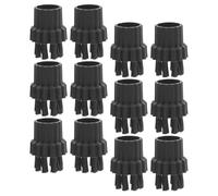 Baluue 12 pièces Têtes de Brosse Nettoyeur Vapeur Nylon pour Nettoyage Multi-surfaces Cuisine Salle de Bain Sols Carrelage Accessoires Fiables et Durables