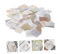 Baluue 120 pièces Lot de Autocollants Vintage Citation Motivante pour Scrapbooking Journaling Adulte Stickers DIY pour Planners Agendas Carnets et Décorations Créatives
