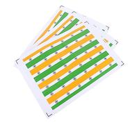 Baluue 126pièces Autocollants Temporaire De Visage Drapeau Pour Supporter Football Coupe Europe Stickers De Visage Pour Événements