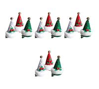 Baluue 12pièces Clips à Cheveux De Avec Chapeaux Accessoires De Fête Pour Barrette Peluche Avec Cloches Décoration De Carnaval Pour Garçon Fille Et Femmes