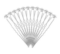Baluue 12pièces Pince à Cheveux Rhinestones Pour Mariage Accessoires Élégants Pour Chignons Et Coiffures Hair Forks Pour Femmes Et Filles