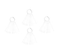 Baluue 150 pièces Nuancier Ongles Fan-shaped Présentoir Couleurs Vernis Pratique Manucure Carte Affichage Transparent Compact et Léger