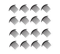 Baluue 16 Pièces Peigne À Cheveux En Plastique Noir Peigne À Cheveux Fait À La Main Peigne À Cheveux Noir Peigne À Cheveux Pour Femmes Peigne À Cheveux Pour Filles Pince À Cheveux Noire