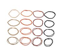 Baluue 16pièces à Cheveux Accessoires De Coiffure Ropes Et Parfait Pour Chignons Queue De Cheval Et Tresses Assortiment De Vintage