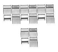 Baluue 16pièces Peignes De Tonte Sabots De Tondeuse à Cheveux Avec Guides De Coupe Pour Coiffeurs Et Usage Personnel