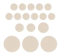 Baluue 17 pièces Tampons de Clarinette Feutrine Coussinets Adhésifs Pratiques pour Réparation et Remplacement Instruments à Vent Accessoires pour Clarinette B