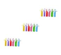 Baluue 18pièces Silicone De Flacons pour Huiles Essentielles Étui De Transport Et Antidérapant