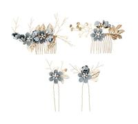 Baluue 1ensemble Épingles à Cheveux De Mariage Strass Peigne à Cheveux Floral Pour Nouvelle Mariée Accessoires De Coiffure Élégants Pour Mariage