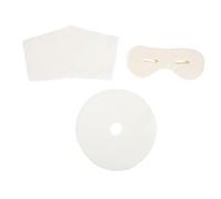 Baluue 1ensemble Masques De Soins De Peau Pour Cou Poitrine De Masques Et Films De Soins Blanc