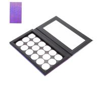 Baluue 1ensemble Palette à Paupières Magnétique Étui Compact Refillable Pour Blush Et Ombres à Paupières Compartiments Avec Miroir Pour Voyage Et Personnalisation De Maquillage