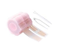 Baluue 1ensemble Patch Double Paupière Invisible Avec Motif Dentelle Accessoires De Maquillage Pour Yeux Pince à Épiler Rose