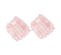 Baluue 1paire Masque Pour Yeux Quartz Naturel Patch De Sommeil Apaisant Outil De Massage Pour La Oculaire Et Sommeil Design Élégant Et Confortable