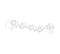 Baluue 1pièce Peigne De Mariage Alliage Avec Accessoires De Cheveux Créatifs Peigne Pour Nouvelles Mariées Et Occasions Spéciales Argenté Et Élégant