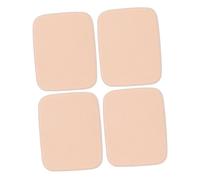 Baluue 2 Ensembles Houppettes à Poudre Carrées Lot Pour Maquillage Visage Avec Surface Plane Et Coins Pour Application Et Uniformiser La Poudre Sèche Ou Fondante