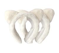 Baluue 2 Pièces Bandeau Peluche Oreilles de Chat pour Spa et Doux et Confortable Adapté à Types de Tête