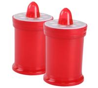 Baluue 2 pièces Bougies LED Extérieures sans Flamme Lampes de Cimetière Réutilisables pour Église et Fêtes Lumières Décoratives Rouges sans Cire Convient pour Prière et Commémoration