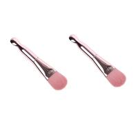Baluue 2 Pièces Brosse à Masque Double Tête Brosse Faciale De Masque De Boue Brosse Pour Masque De Boue Pour Femmes Outil D'application De Masque Applicateur De Masque De Boue Rose