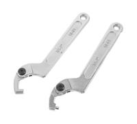 Baluue 2 Pièces Clé à Ergot pour Écrous de Compteur Eau Outil Amortisseur Antichoc Extracteur de Bouchon Rond pour Démontage Facile Du Couvercle