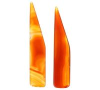 Baluue 2 pièces Couteau Agate Polisseur Bijoux Outil Polissage Or Argent Nettoyage Bijoux Professionnel Maintenance Anneaux Bracelets Couleur Aléatoire Couleur Aléatoire