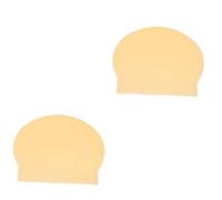 Baluue 2 Pièces couvre-chef chauve en latex chapeau de costumes de casquette chauve bonnet de casquettes chauves cosmétiques accessoire de costume de film émulsion Khaki