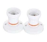 Baluue 2 pièces Douille Double Usage pour Plafonnier Base de Lampe Robuste et Facile à Installer Lot de Supports Polyvalents pour Ampoules à Vis et Baïonnette