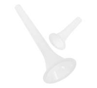 Baluue 2 pièces Kit Tubes Entonnoirs Plastique pour Saucisse Accessoires Compatibles Hachoir Viande Électrique Remplissage Précis pour Fabrication Maison